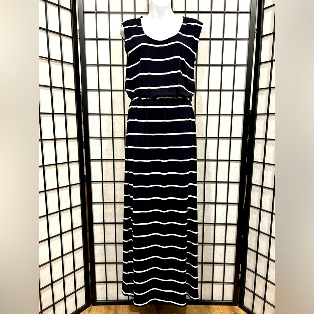 Ann Taylor Striped Maxi Dress